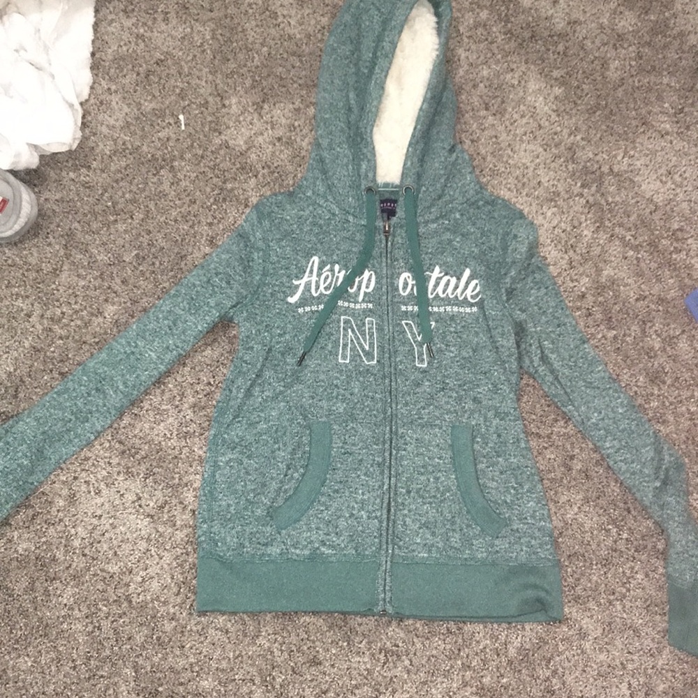 Blue Aeropostale zip up